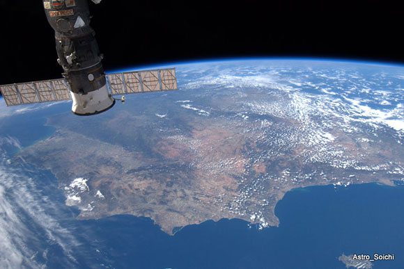 España desde la ISS por Soichi Noguchi España desde la ISS por Soichi Noguchi