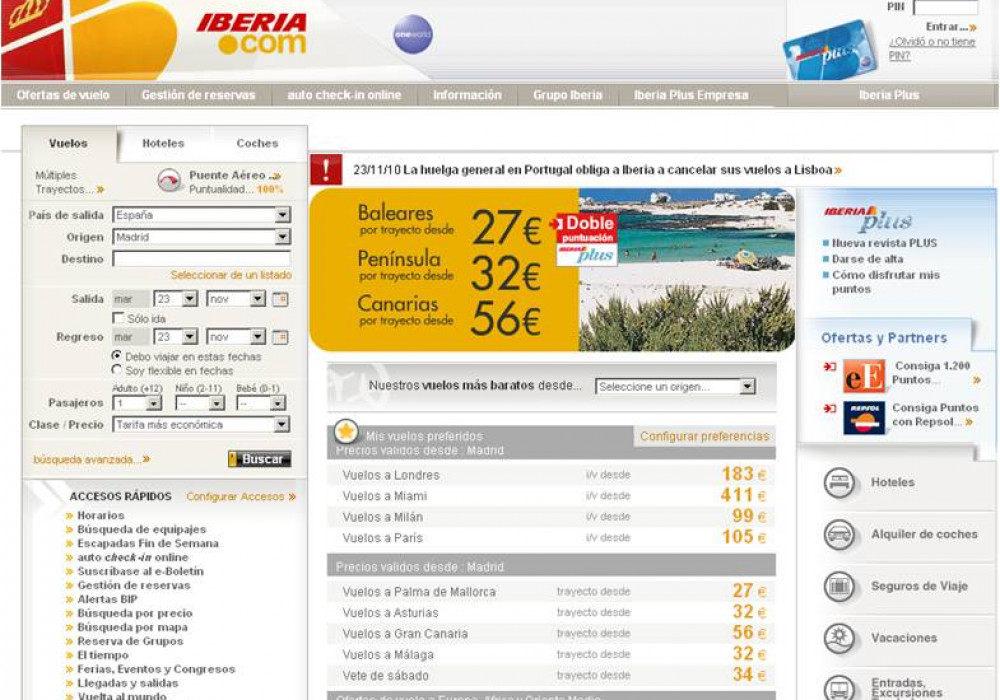 Consejos Para Buscar Vuelos Baratos En Iberiacom - Me Gusta Volar