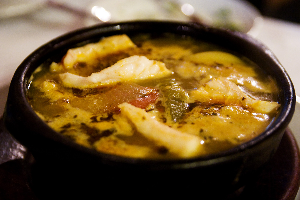 Conger eel chowder at Ana Maria restaurant in Santiago de Chile roboppy on Flickr