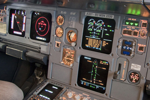 airplane control panel