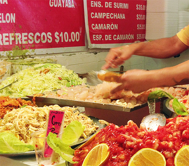 Street food stand