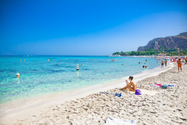 Italy Sicily Mondello beach Aleksandar Todorovic shutterstock_266630336