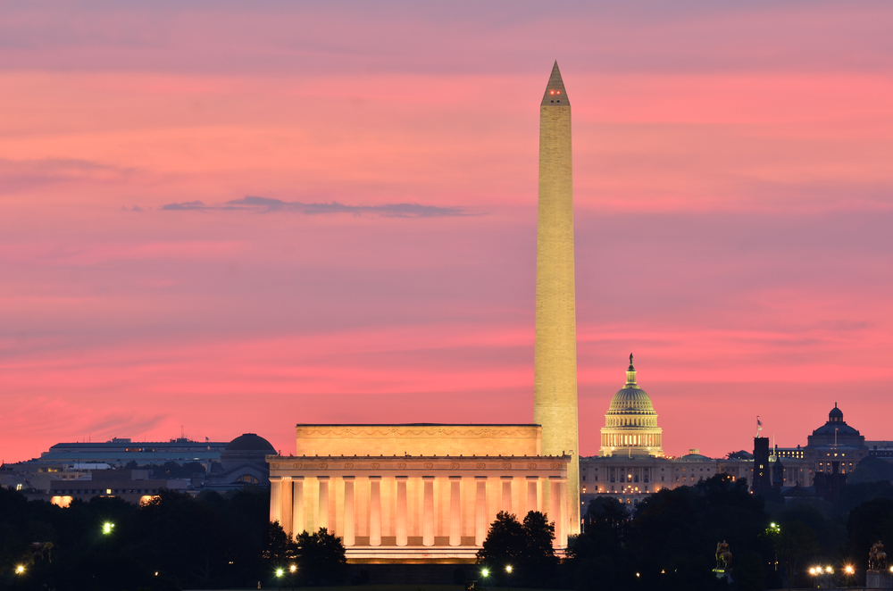 USA Washington DC Capitol Washington Monuments Lincoln Memorial Orhan Cam shutterstock_110639180