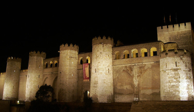 Spain Aragon Zaragoza Alfajería Palace - Escarlati Wikipedia/Flickr