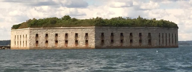 USA Maine New England Portland Casco Bay Fort Gorges - David Paul Appell