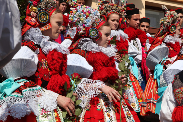 Czech Republic Moravia folkloric costume Vladimir Wrangel shutterstock_250430740