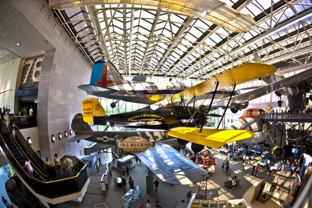 aviation museum Smithsonian Air and Space Washington DC shutterstock_69086245