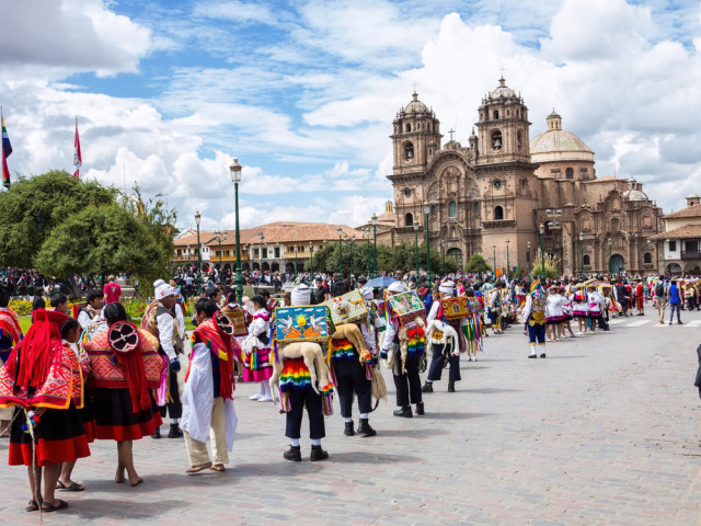 Peru Cuzco Cusco Plaza de Armas Vladislav T. Jirousek shutterstock_240373324