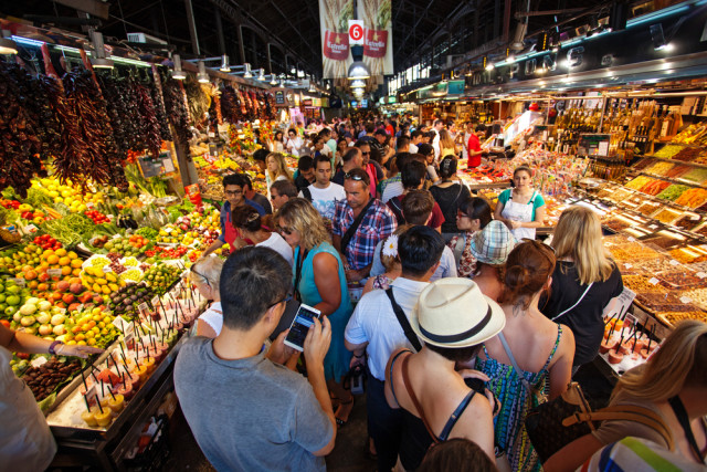 L2F Oct 15 pic multinational cooking classes La Boqueria Barcelona Catalonia Ivica Drusany shutterstock_156186905