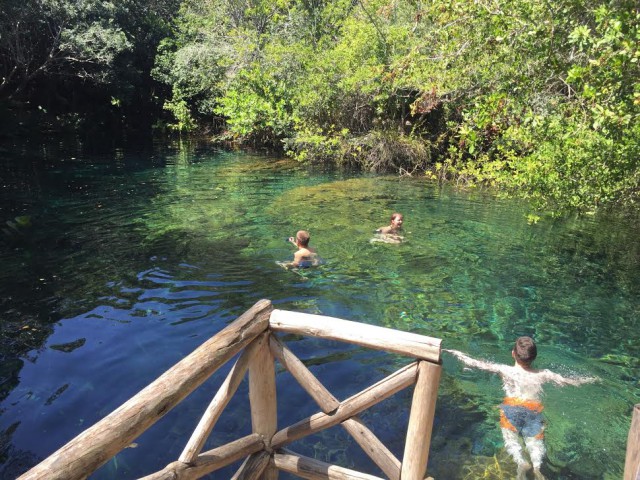 L2F Jan 16 pic Dominican Punta Cana Ojos Indigenas lagoon DPA