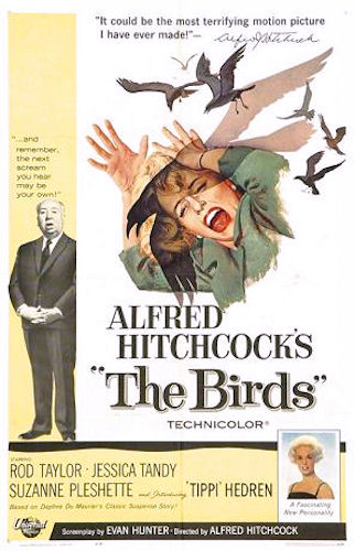 L2F Jan 16 pic USA CA Hitchcock The Birds poster