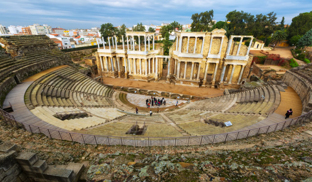 Spain Extremadura Mérida Roman theater Iakov Filimonov shutterstock_313280621