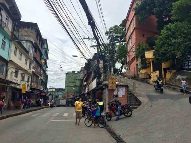 Brazil Rio de Janeiro Rocinha favela street