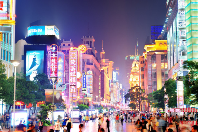 China Shanghai Nanjing Road Songquan Deng shutterstock_161839421