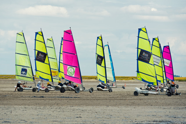 sand yachting land sailing Saint Malo Brittany France pio3 shutterstock_214941448