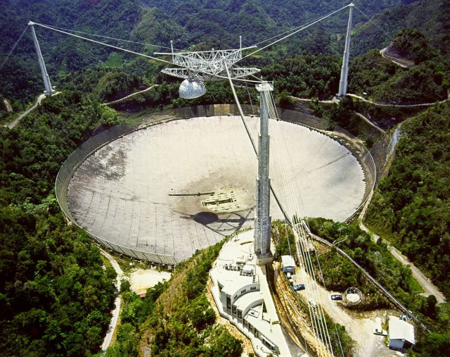 Puerto Rico Arecibo Observatory Radio Telescope NSF Wikipedia