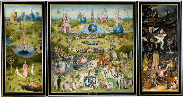 Spain Madrid Prado Bosch Garden of Earthly Delights painting art