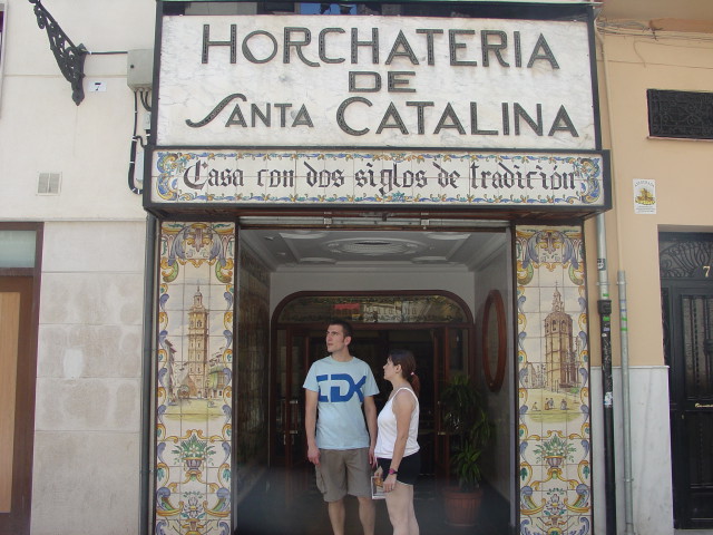 horchata Santa Catalina exterior Valencia