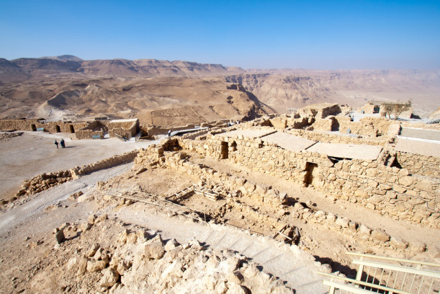 Israel Masada ruins VanderWolf Images shutterstock_75634792