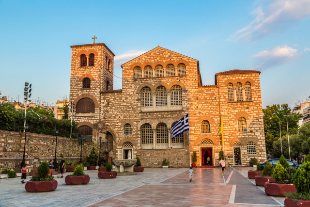 Greece Macedonia Thessaloniki Aghios Demetrios Church S-F shutterstock_366127796