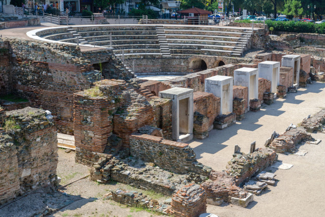 Greece Macedonia Thessaloniki Roman Forum Katsiuba Volha shutterstock_229962961