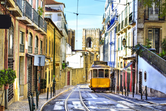 L2F Jan 17 pic Portugal Lisbon film locations Alfama tram shutterstock_160977977