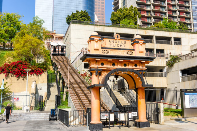 L2F Jan 17 pic USA California Los Angeles Lala Land Angels Flight shutterstock_388162294