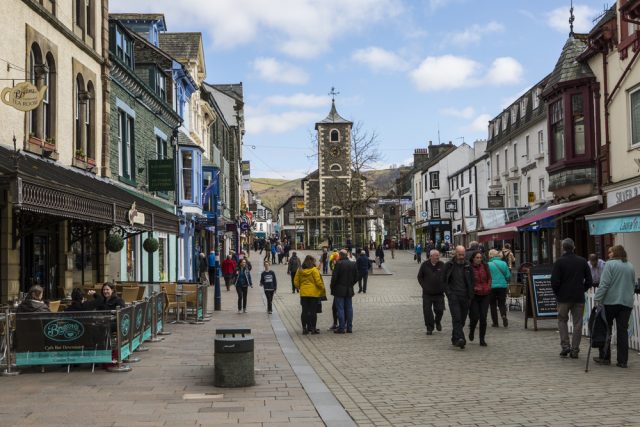 L2F Apr 17 pic UK England Lake District Keswick downtown