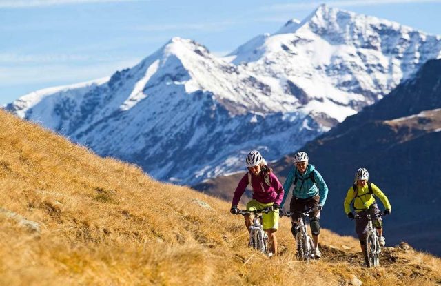 L2F May 17 pic Europe Alps mountain biking Austria St Anton hillside