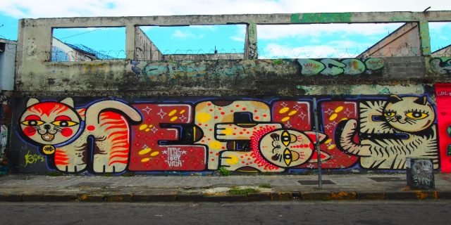 L2F Dec 17 pic Costa Rica San José street art cats