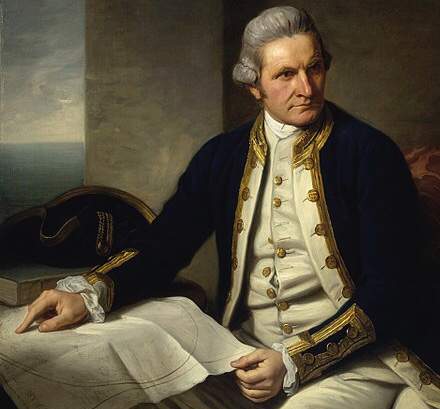 Captain James Cook(1728-1779). Nathaniel Dance. BHC2628