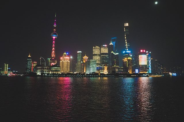 Shanghái Noche Bund China