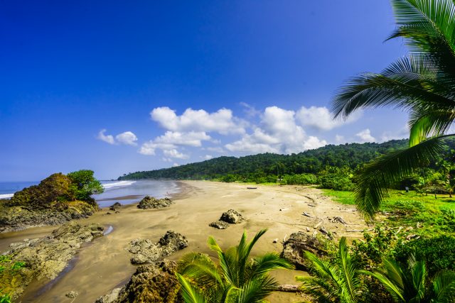  playa tropical Almejal, Colombia